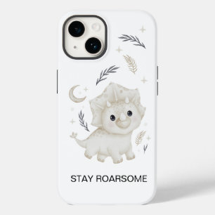 Capa de iPhone de Dinossauro Boho Fofa - Fique Rug
