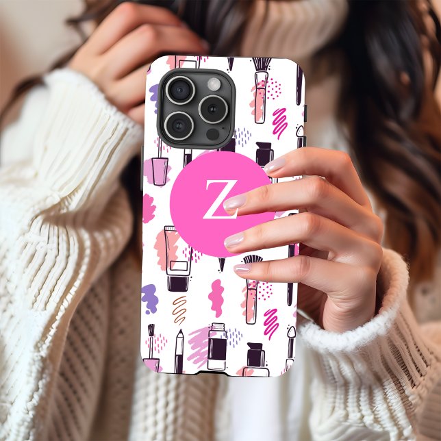 Capa de iPhone de Maquiagem Personalizada (Personalized makeup iPhone case. )