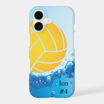 Capa de iPhone de Polo Aquático – Nome Personaliza