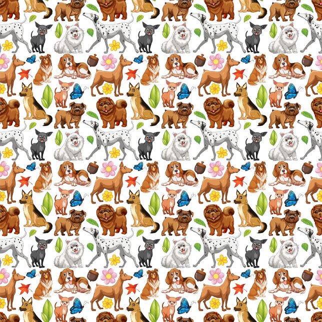 Capa de iPhone Desfile de Cachorro Divertido (“A tail-wagging design for every dog lover!”)