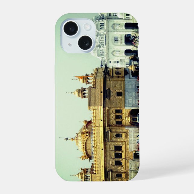 Capa de iPhone do Templo Dourado Amritsar - Design (Verso)