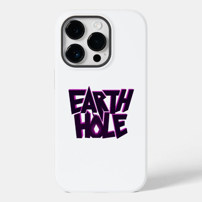 Capa de iPhone Earth Hole (Verso)