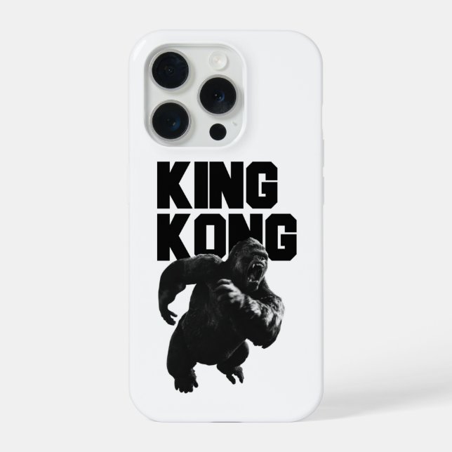 Capa de iPhone Fã de Filme do Monstro Rei Kong Rug (Verso)