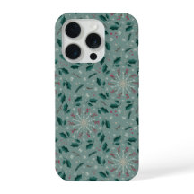 Capa de iPhone Floral de Inverno Snowflake