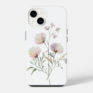 Capa de iPhone Floral em Aquarela Suave