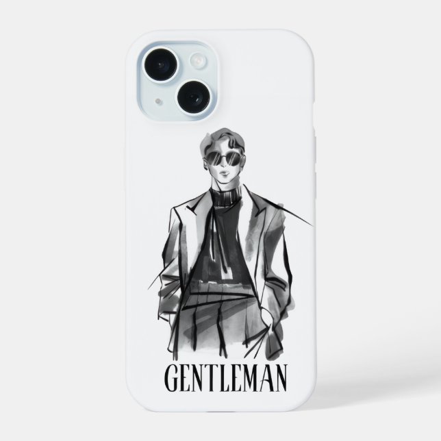 Capa de iPhone Gentleman Estético (Verso)