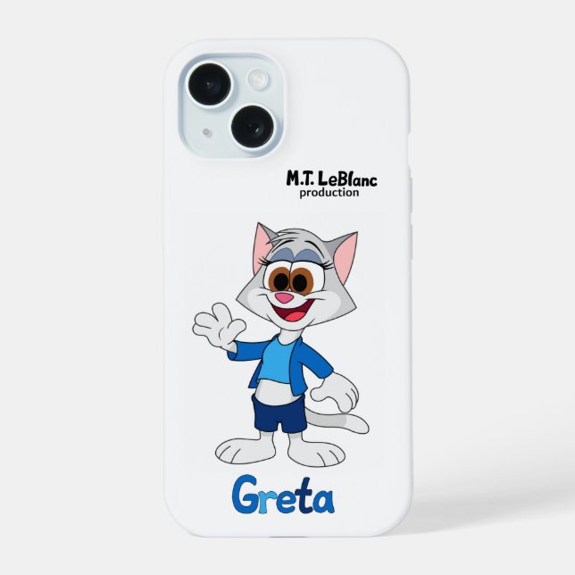 Capa de iPhone Greta Kitty (Verso)
