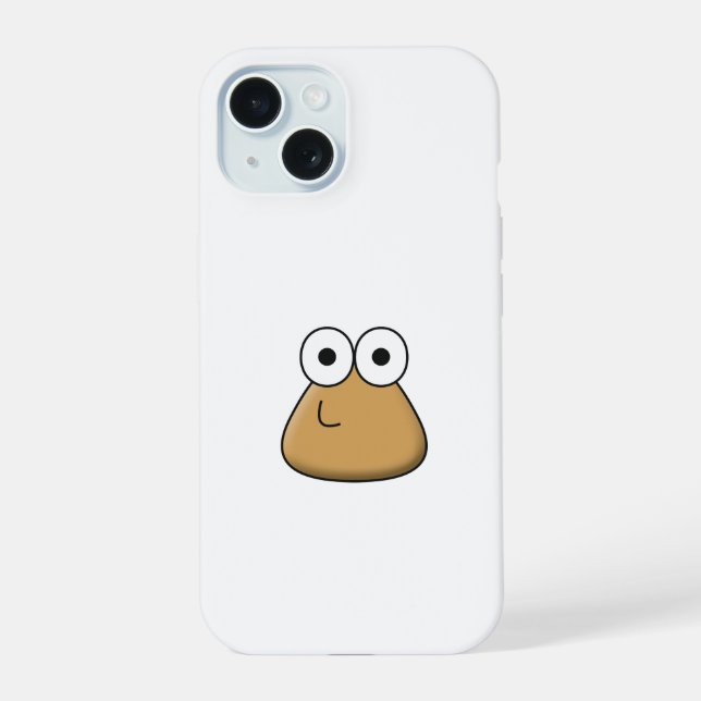 Capa de iPhone - Happy Baby Pou (Verso)