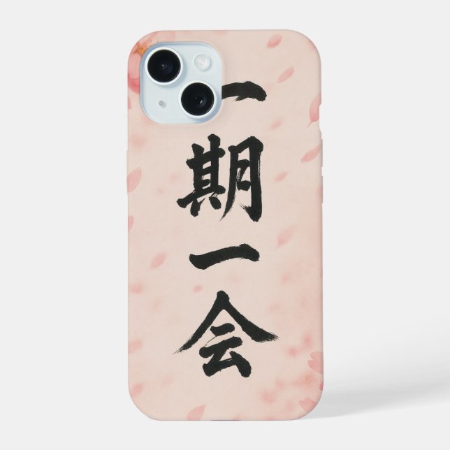 Capa de iPhone Ichigo Ichie Sakura Zen (Verso)