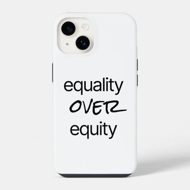 Capa de iPhone Igualdade Sobre Equidade (Verso)