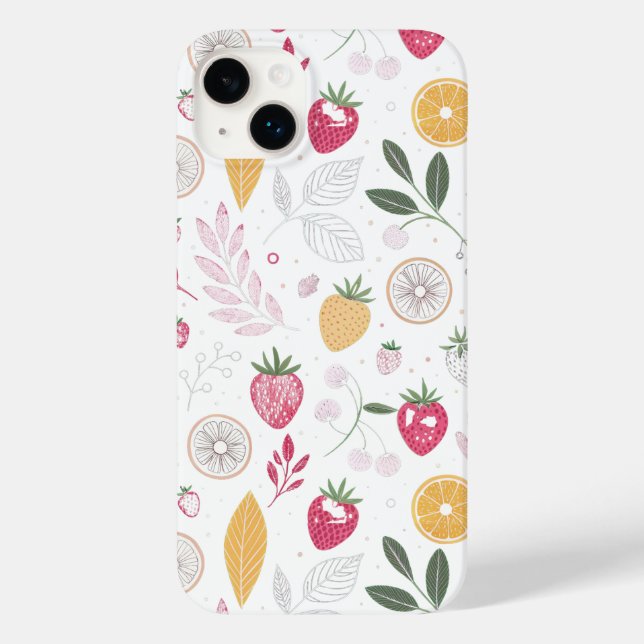 “Capa de iPhone / iPad Botânica Frutas Florais” (Verso)