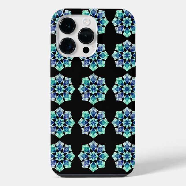 Capa de iPhone / iPad com padrão geométrico (Verso)