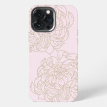 Capa de iPhone / iPad floral rosa