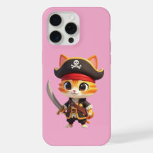 Capa de iPhone/iPad Pirate Baby Cat