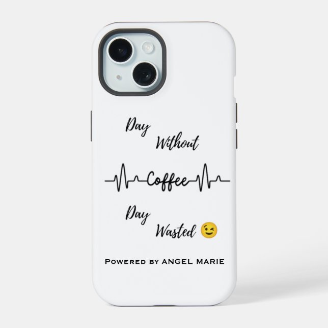 Capa de iPhone / iPad "Sem Café, Sem Vida" (Verso)