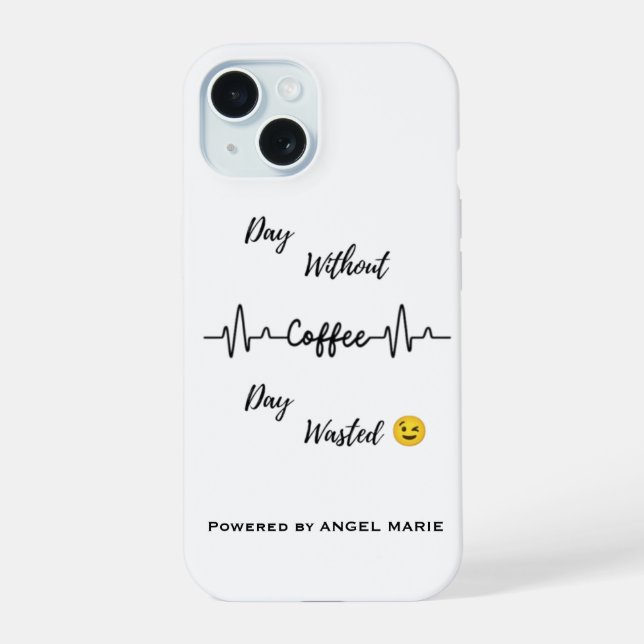 Capa de iPhone / iPad "Sem Café, Sem Vida" (Verso)