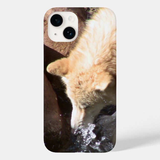 Capa de Iphone Lobo Cinzento (Verso)