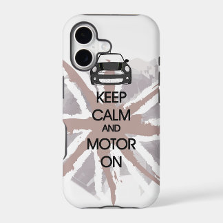 Capa de iPhone MINI Cooper Keep Calm and Motor