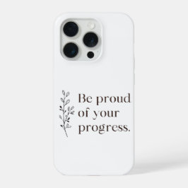 Capa de iPhone Minimalista Se Orgulhe do Seu Progr