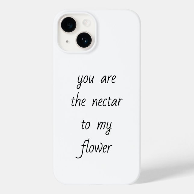 Capa de iPhone Néctar Para Minha Flor (Verso)