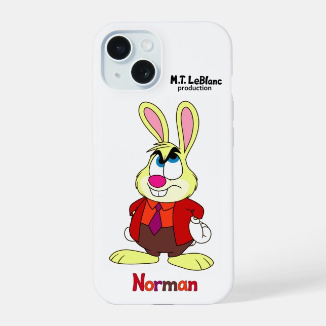 Capa de iPhone Norman Bunny (Verso)