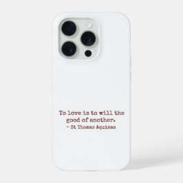 Capa de iPhone Para Amar é Querer o Bem de Outro
