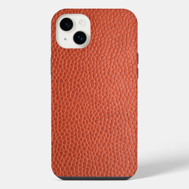 Capa de iPhone Personalizada. Couro Laranja Sintét (Verso)