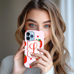 Capa de iPhone personalizada de morango