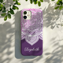 Capa de iPhone Personalizada Rosaline Mandala