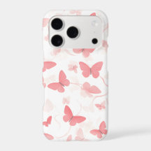 Capa de iPhone Pink Butterfly | Coquette Pearlesce