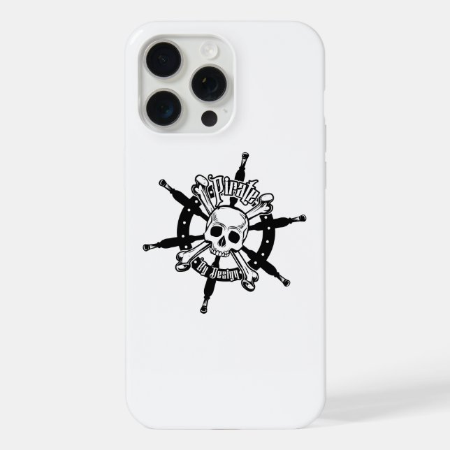 Capa de iPhone Pirata 15 Pro Max (Verso)
