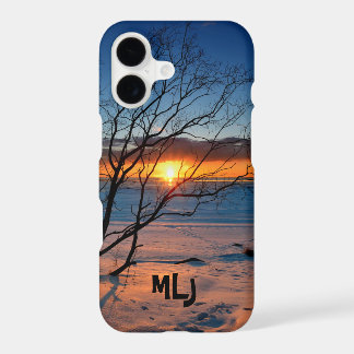 Capa de iPhone Pôr do Sol na Praia do Oceano Perso