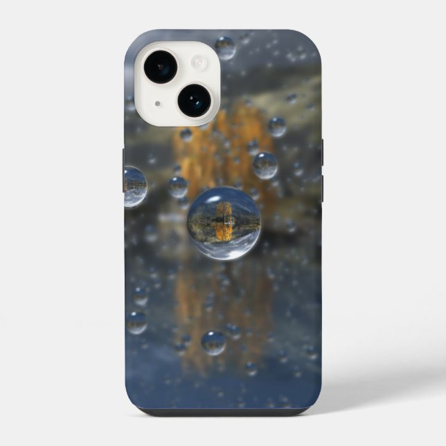 Capa de iPhone Rain in the Glen (Verso)