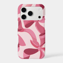 Capa de iPhone Silhueta de Laço Rosa | Coquete Ous
