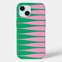 Capa de iPhone Striation Rosa e Verde
