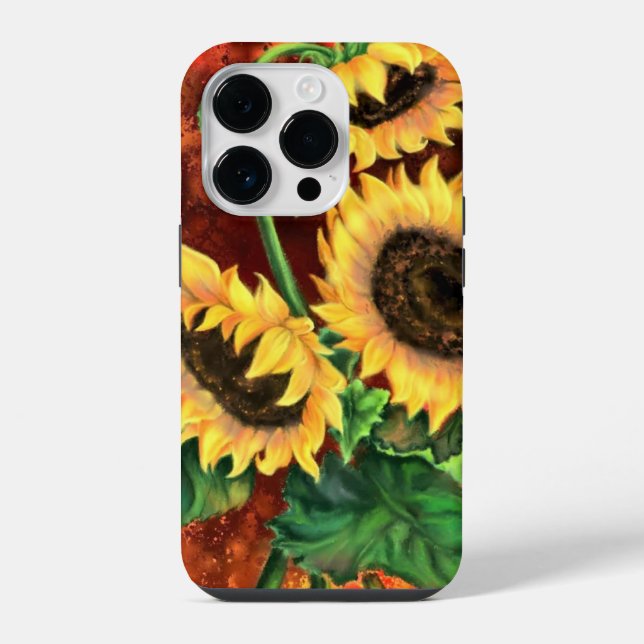 Capa de iPhone Sunflower (Verso)