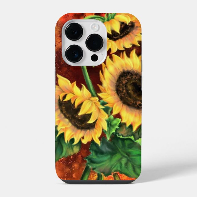Capa de iPhone Sunflower (Verso)