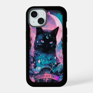 Capa de iPhone The Black Cat Tarot Card Witchy Vib