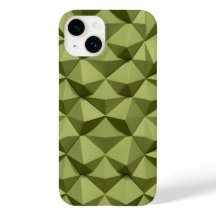 Capa de iPhone Verde Oliva Textura Moderna Minimal