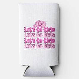 Capa de lata de refrigerante para noiva cor-de-ros