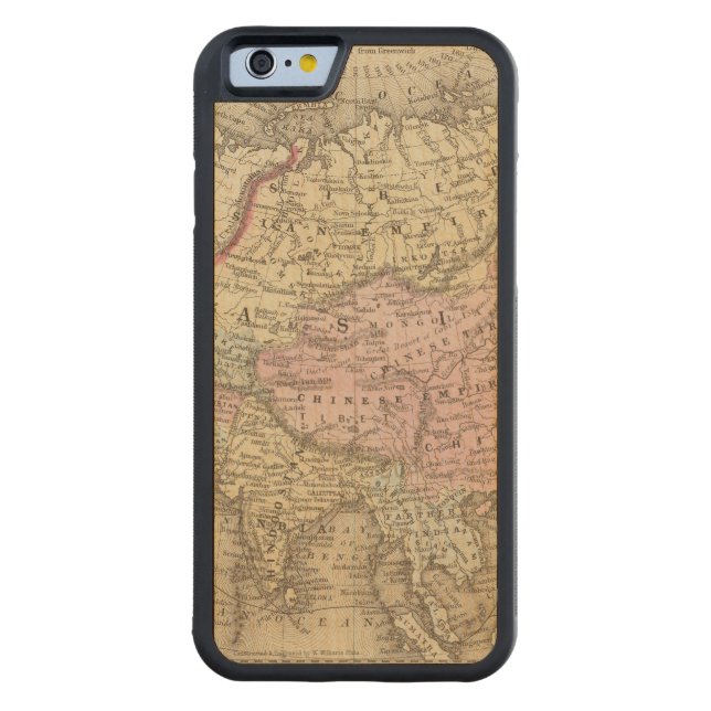 Capa De Madeira Para iPhone, Carved Ásia 5 (Verso)