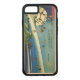Capa De Madeira Para iPhone, Carved Lua De Hiroshige Sobre Uma Quebra De Água Bela Art (Verso)