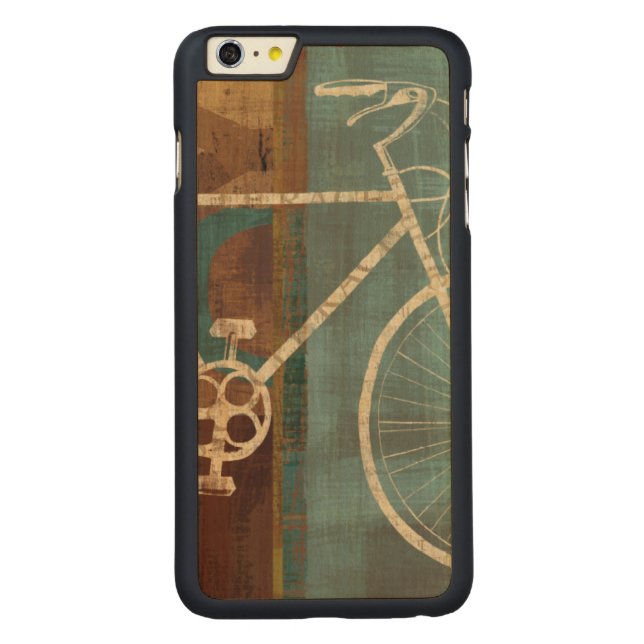 Capa De Madeira Para iPhone, Carved Quebra afastado (Verso)
