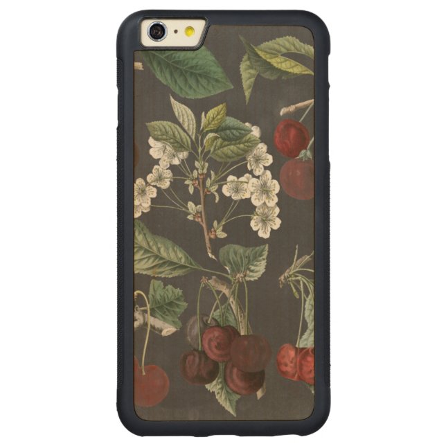 Capa De Madeira Para iPhone, Carved Variedades de Pomar I (Verso)