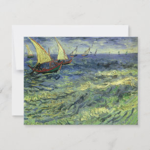 Capa de mar em Saintes Maries por Vincent van Gogh