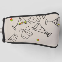 Capa de Putter de Golfe de Bebidas