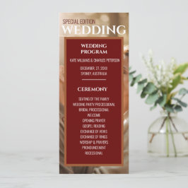 Capa de revista simples e única Programa Plano