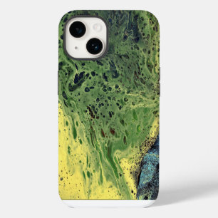 Capa de Telefone Abstrata Fade Away 3 Amarelo Verd