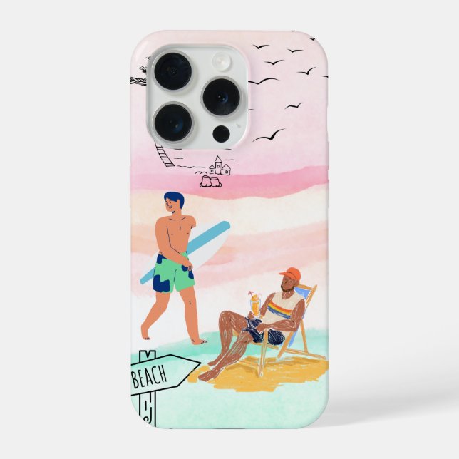 Capa de Telefone Aqua Escape (Verso)