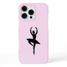 Capa de telefone bailarina rosa